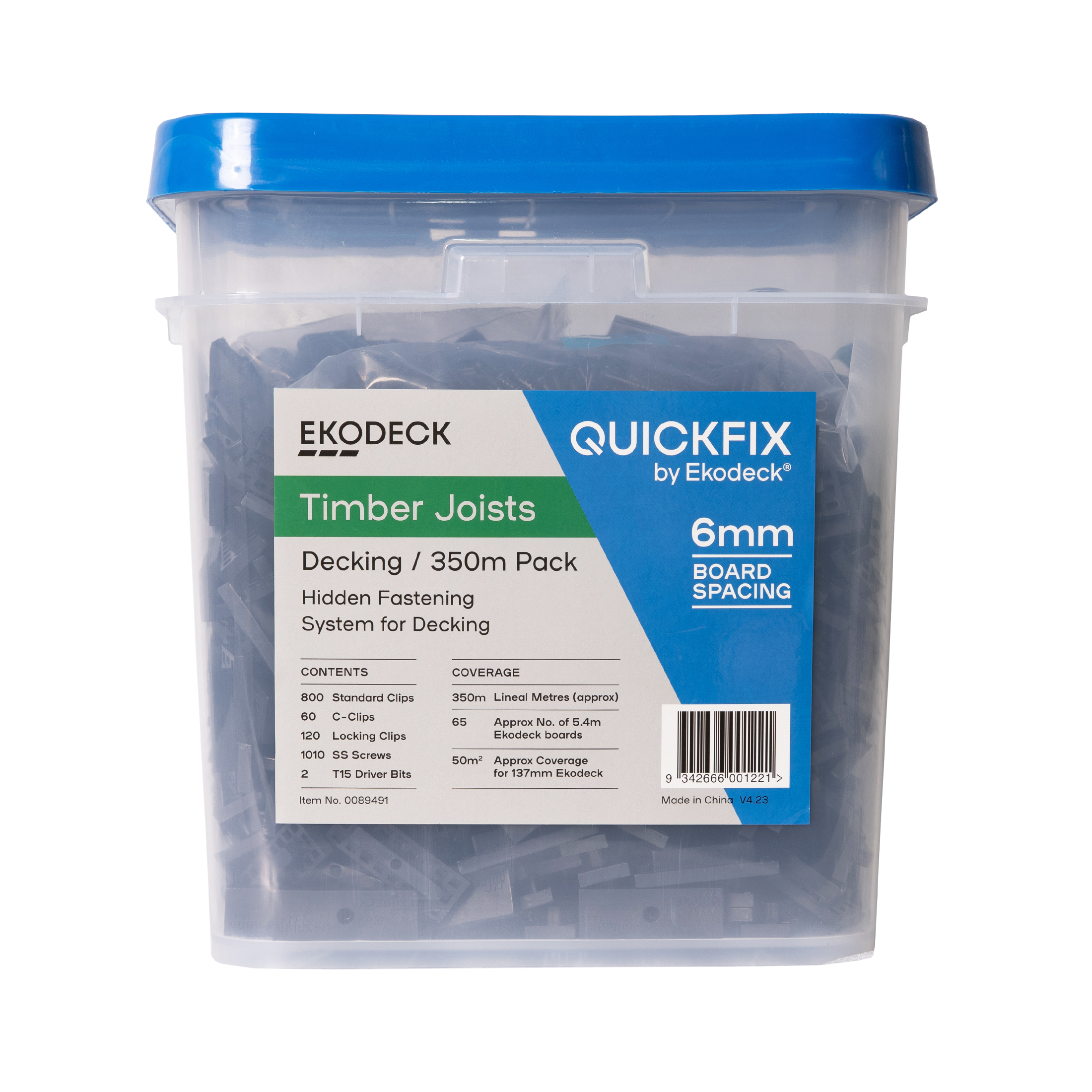 Quickfix for Ekodeck 6mm 350lm Trade Kit - Timber Joists